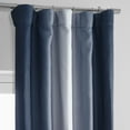 thumbnail image 3 of Half Price Drapes Parallel Blue Room Darkening Curtains for Bedroom (1 Panel), 50W X 96L, 3 of 10