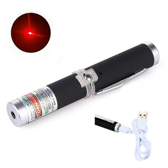 Mini Usb Rechargeable Red Laser Pointer Laser Pointer,black,,aespa