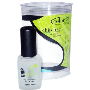 Color Club Nail Treatment Chip Preventing Pre Base Coat Cleanser Chip Free