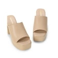 thumbnail image 3 of Women’s Chunky Platform Block Heel Mules, 3 of 7