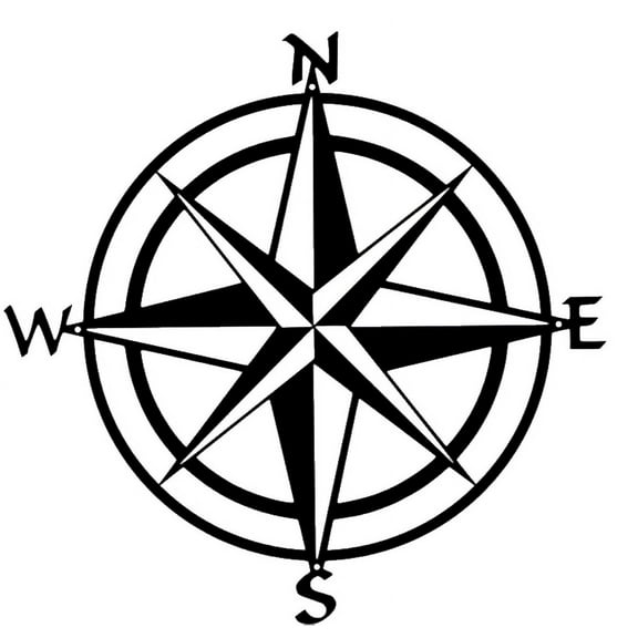 Compass - Metal Wall Art