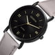 thumbnail image 1 of Reloj de pulsera de cuarzo informal con correa de cuero PU para hombre de moda (rubio ceniza), 1 of 5