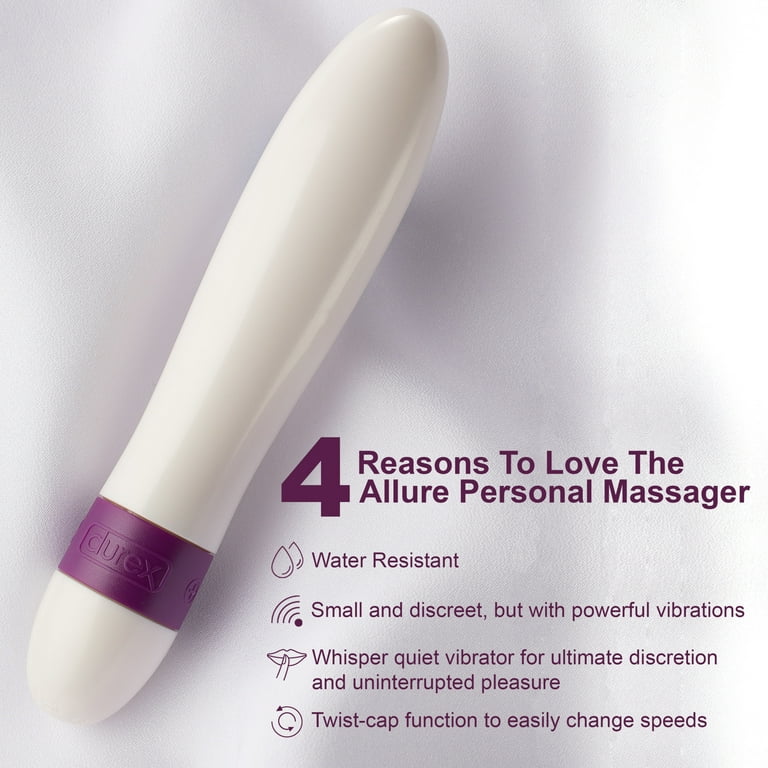Durex Personal Massager, Bullet Vibrator, Powerful Multi-speed, Long  Lasting, Battery Inc, 1 Count - Walmart.com