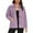 Purple, variant on Womens Sherpa Jackets Button Down Fuzzy Fleece Jacket Long Sleeve Teddy Coat Plush Solid Color Warm Lambswool Coat Winter Warm Outwear with Pockets