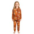 thumbnail image 2 of 7-8 Years Tween Girls Short Sleeve Print Shirts Tops Pants Outfits Pajama Set Girls Pj Sets For Girls, 2 of 9