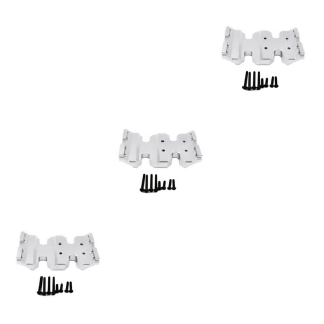 VONKY Easy To Install Aluminum Alloy Gear Box Mount Holder For ECX 1/12 Rc RGT 136100 silver 3Set