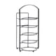 thumbnail image 3 of Escurreplatos de preparación, organizador de mesa de cocina, multifuncional, duradero y negro, 3 of 9