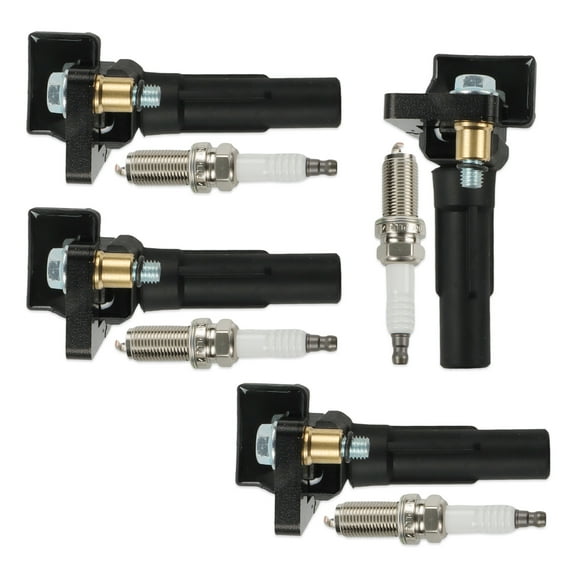 NAVOROGE 4Pcs Ignition coils 4Pcs Iridium Spark Plugs for Subaru Forester 2011-2013 UF665 93893