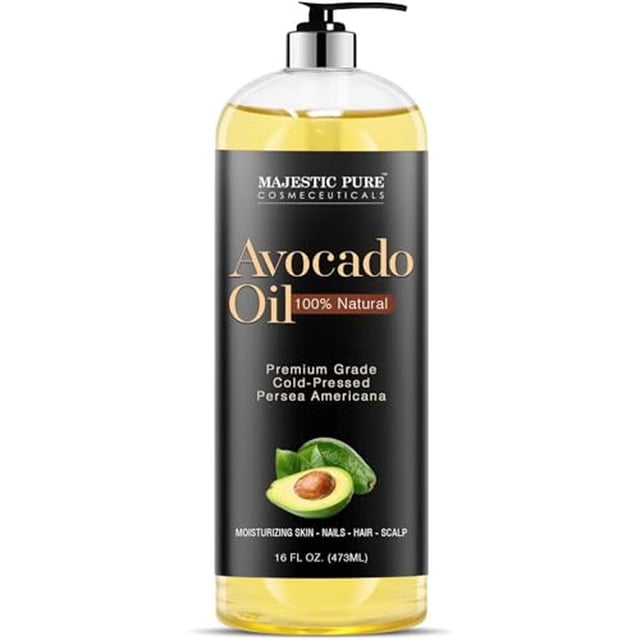 Aceite de Aguacate MAJESTIC PURE VIOPY Natural para Cuidado de la Piel y Cabello