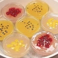 thumbnail image 4 of 8 Pcs Bols Ronds en Verre pour Dessert Riz Pudding Bols Ronds en Verre Contenants pour Pudding, 4 of 5