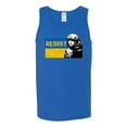 thumbnail image 2 of Support Ukrainian Flag Zelensky RESIST Mens Graphic Tank Top, Royal, X-Large, 2 of 4