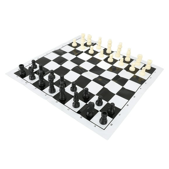Reversible Chinese Chess Checkers Kit, PU Funny Accessory 2 In 1 Chinese Chess Checkers Board Set for Travel