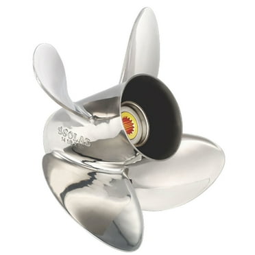 Solas 9553-140-21 Rubex HR4 Stainless Steel 4-Blade Boat Propeller - RH, 14 In. Diameter x 21 In. Pitch