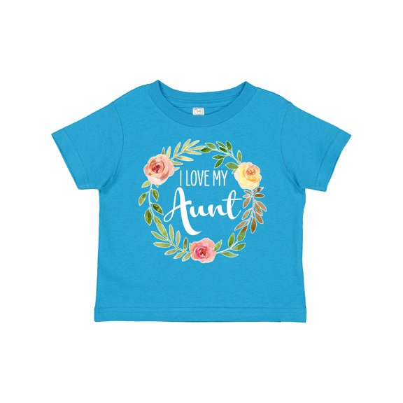 Inktastic I Love My Aunt- Flower Circle Boys or Girls Toddler T-Shirt