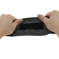 thumbnail image 5 of Unique Bargains 1 Pair Lightweight Wristbands 13.58"x3.23" Wristbands for Sport Black, 5 of 6