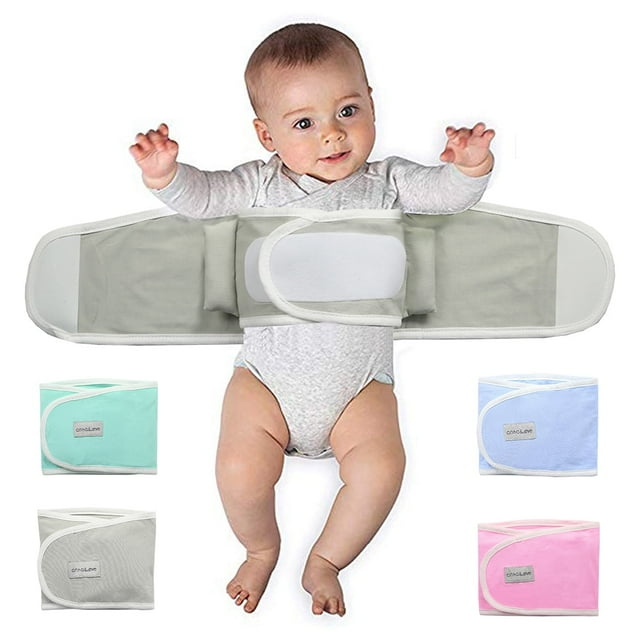 Baby Simple Swaddle Newborn Belly Protector with Sleep Bag Anti-Fright Cotton Adjustable Four Seasons