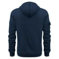 thumbnail image 4 of LOVZFMLL Sweatshirt for Men, Christmas Print Half-Zip Hoodies Pullover Tops Casual Loose Athletic Fall Clothes with Pocket, 4 of 4