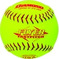 thumbnail image 2 of Diamond Sports Diamond Flyer Fastpitch 12 inch 12FPSC 47 375 USA Stamped 375 Compression .47 COR Softballs with Yellow Bucket - 18 Ball Pack, 2 of 3
