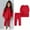 Red, variant on TYGHBN Velvet Two Piece Set for Girls Autumn Winter Casual Outfit for Kids Soft and Stylish Baby Clothes 5 Piece Set New Born Baby Items Toddler Outfit Girls Baby Girl Short Sleeve Outfits Baby Girl