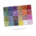 thumbnail image 2 of Cuentas espaciadoras Sunnimix de 9600 piezas para collares de pulsera de bricolaje con caja de almacenamiento, 2 of 8