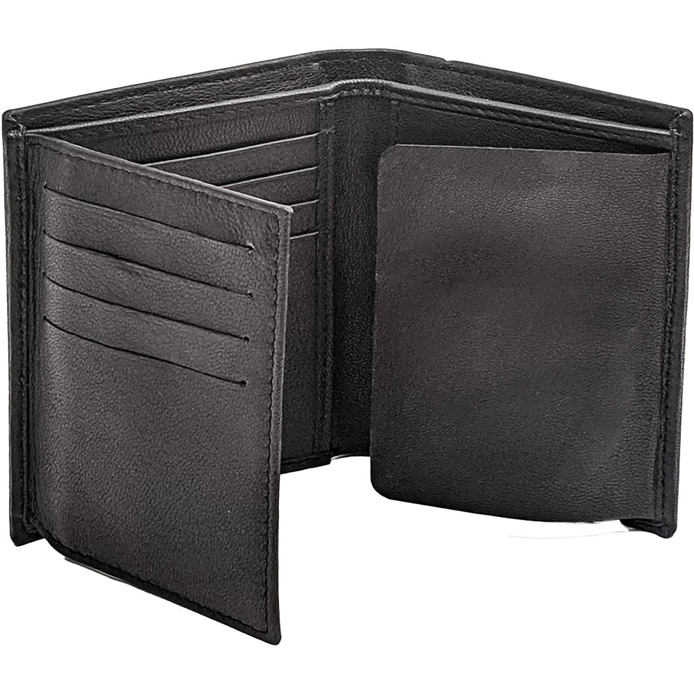 Winchester Winchester Police Badge Wallet Bifold RFID Full Grain Genuine Leather, Fits Any