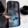 thumbnail image 3 of Disney-funda de silicona a prueba de golpes para iPhone, carcasa bonita de pareja de puntadas rosas para modelos 11, 12, 13, 14, 15 Pro Max, X, XR, XS MAX, 8, 7 Plus, 3 of 5