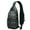 Dark-green-3, variant on Ocean Marine Life Sling Bag with Abstract Coral Reef Print, Lightweight Crossbody Backpack, Adjustable Strap, Durable Travel Daypack for Beach and City Walks
