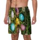 thumbnail image 1 of Balery colorful Easter eggs Bañador para hombre, shorts de playa de secado rápido con entrepierna y forro de compresión-Medium, 1 of 6
