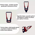 thumbnail image 3 of Arnés de Seguridad para Bebés LAB.G Azul con rojo, 3 of 3