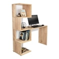 thumbnail image 3 of Escritorio Mexico Café Claro y Blanco Virtual Muebles, 3 of 8