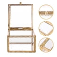 thumbnail image 4 of 1Pc Glass Gift Box Glass Decorative Box Jewelry Display Box Gift Candy Holder, 4 of 8