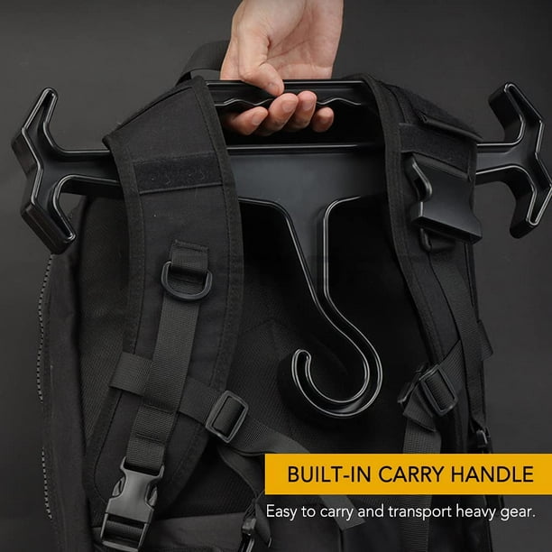Tactical Vest Duty Belt Hangers, Black