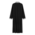 thumbnail image 6 of Yaoyar Mens Middle Eastern Traditional Robe Mid Sleeve Round Neck Embroidered Men's Clothing Middle East Kaftan Saudi Arab Caftans Islamic Abaya Dress Dubai Robes, 6 of 8