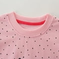 thumbnail image 6 of Povozer Toddler Baby Girls Sweatshirts Crewneck Pullover Long Sleeve Shirts Tops Girl Fall Winter Clothes(Pink,5 Years), 6 of 6