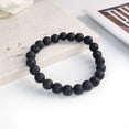 thumbnail image 1 of Pulsera de piedra natural para hombres y mujeres, joyería de cuarzo rosa, ópalo, turquesa, ágata, jaspe, 6 mm, 8 mm, 1 of 5