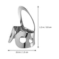 thumbnail image 2 of Shisuyan 8 Pcs Cure-Tétons en Acier Inoxydable Ajustable Fournitures de Guitare, 2 of 8