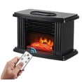 thumbnail image 1 of 1000w Electric Fireplace Heater With Remote Control Fireplace Electric Flame Decoration Portable Sp, 1 of 5