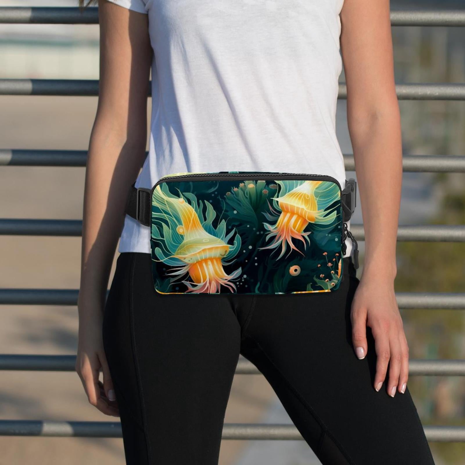 Sea slugs Adjustable Lightweight Waist Bag Fanny Pack Crossbody Bag with Extension Strap Unisex