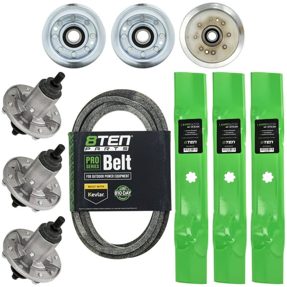 8TEN Blade Spindle Belt Idler Kit for John Deere 48 inch LA160 MK1014672