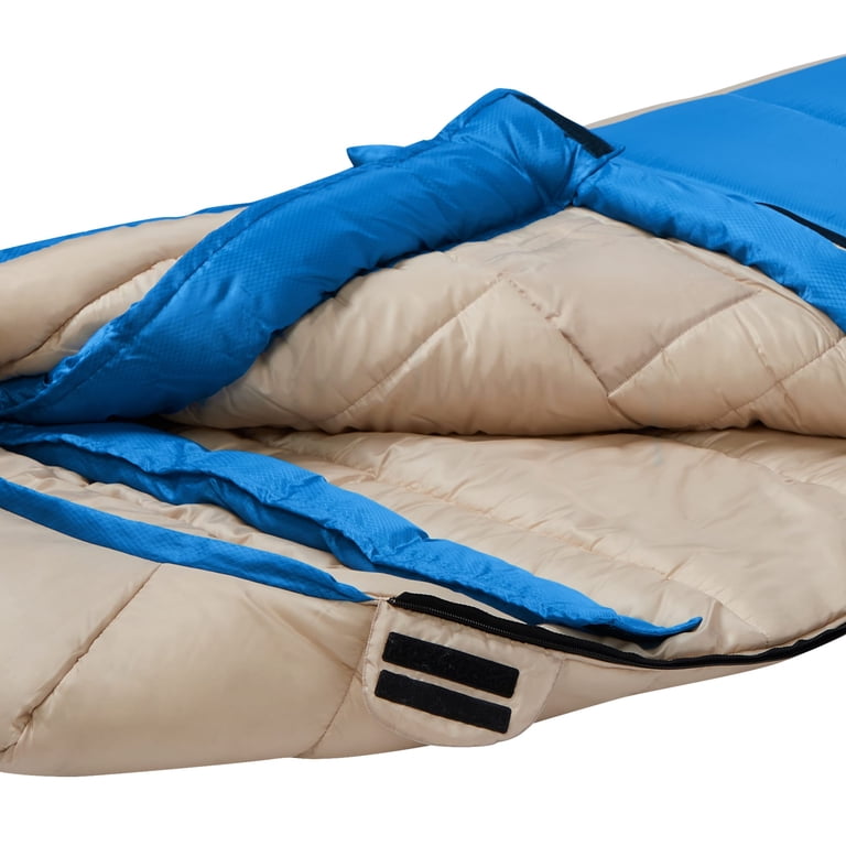 Coleman 寝袋　C0 Coleman Silverton 0-Degree Big and Tall Mummy Sleeping Bag, Blue