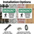 thumbnail image 3 of Response Plan (ERP) Manual With Symbol OSHA Emergency Aluminum Sign 24 Inch x 18 Inch - 10 Pack, 3 of 8