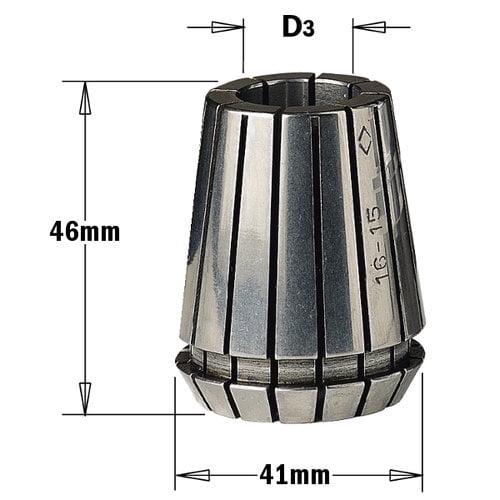 CMT 184.096.00 Er40 Precision Collet 3/8-inch Diameter