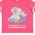thumbnail image 4 of Inktastic My Babysitter Loves Me to the Moon and Back Elephant Family Boys or Girls Toddler T-Shirt, 4 of 5