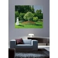 thumbnail image 2 of Wallhogs Monet Jeanne Marie Lecadre in the Garden (1866) Wall Mural, 2 of 2