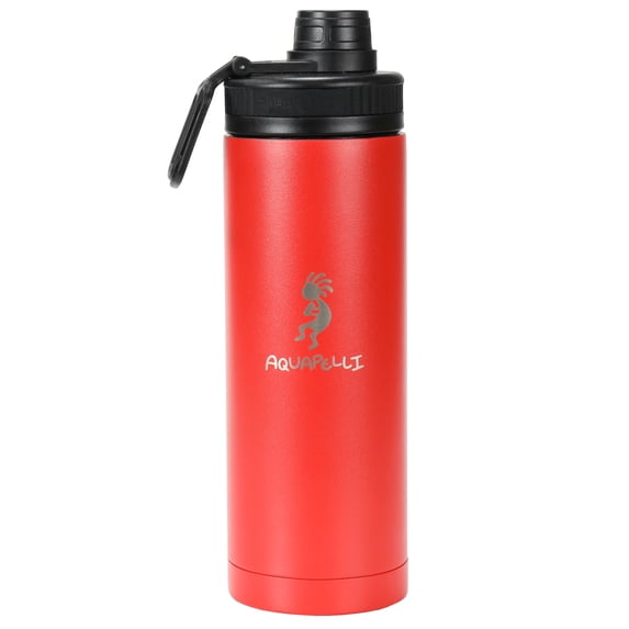 Chef Craft Vacuum Insulated Water Bottle, 18 ounces, Pompeian Red