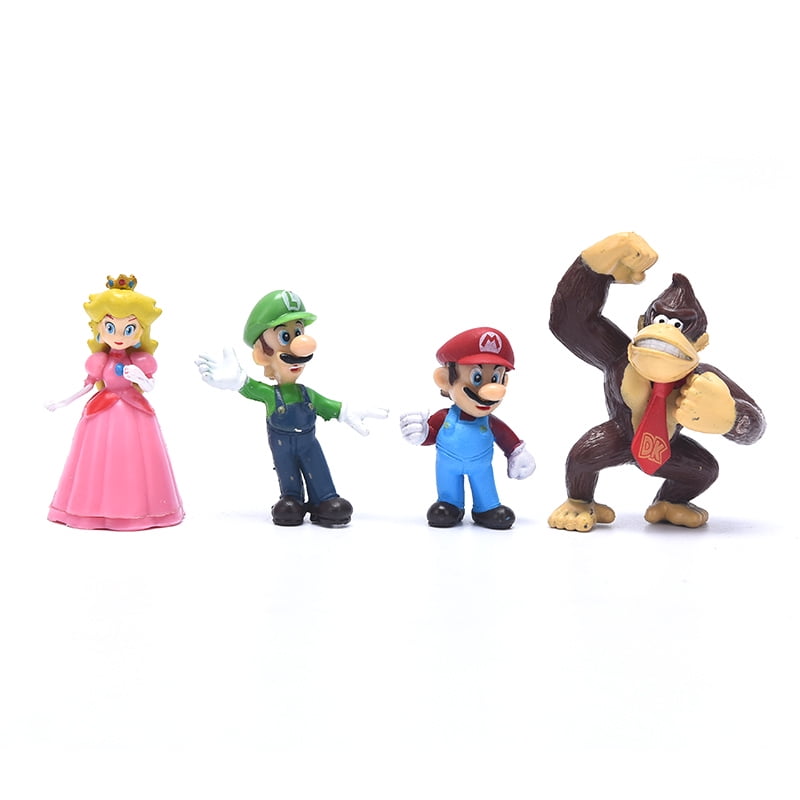 Details about   Super Mario 6pcs PVC Bros Action Figure Dolls Lot Playset Series Toys Doll 