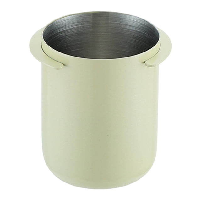 GUOOL 58mm Coffee Dosing Cup Coffee Powder Container for Bar Restaurant Coffee Shop Beige