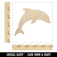 thumbnail image 2 of Dolphin Solid Wood Shape Unfinished Piece Cutout Craft DIY Projects - 4.70 Inch Size - 1/8 Inch Thick, 2 of 7