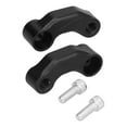 thumbnail image 1 of Rétroviseur Arrière Riser, Rétroviseur Rallonge de Support Anticorrosion CNC Alliage d'Aluminium 2PCS pour Moto Noir, 1 of 8
