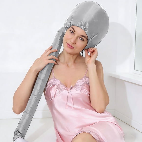 Weloille Electric Hair Drying Heat Cap 1 Piece, 3 Temperature Settings Fast Drying Hair Steamer Cap, Adjustable Safe Baking Oil Hair Care Cap for Home, Salon, Deep Conditioning, Hair Styling Use